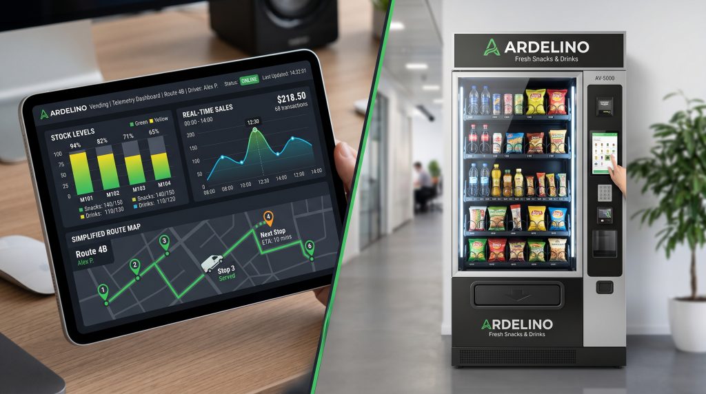 card reader for vending machine