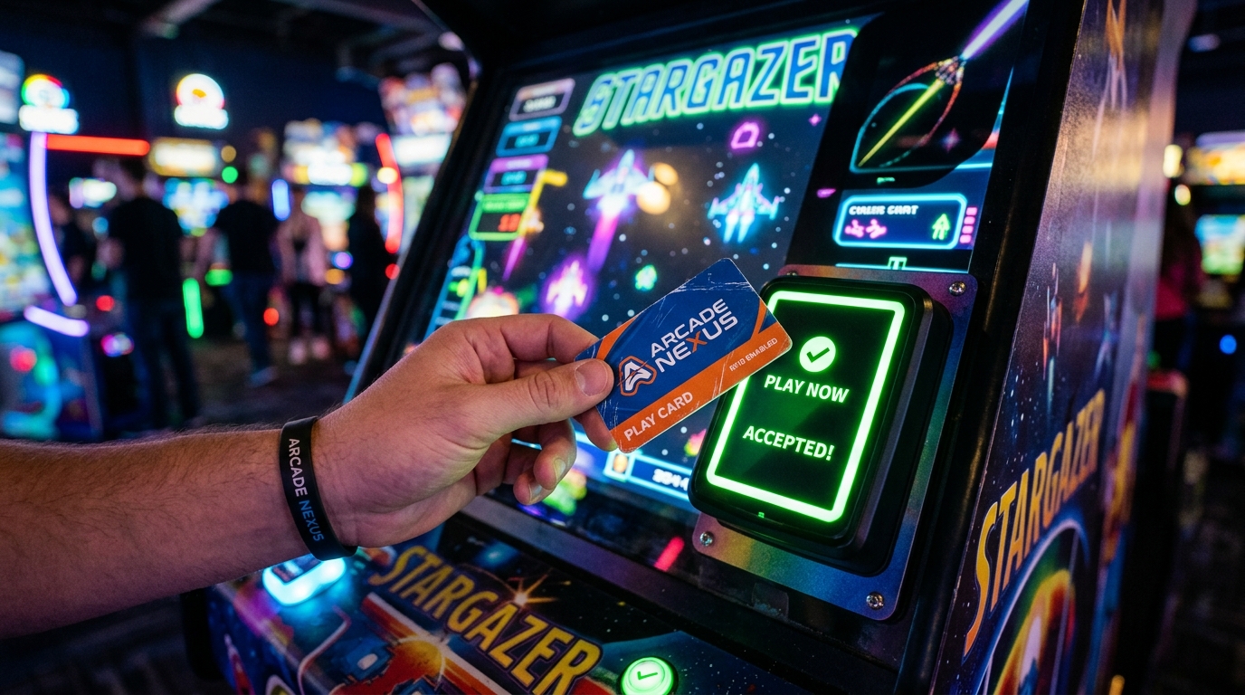 arcade machine card reader