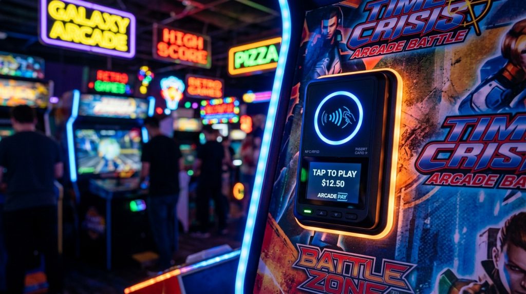 card reader for arcade