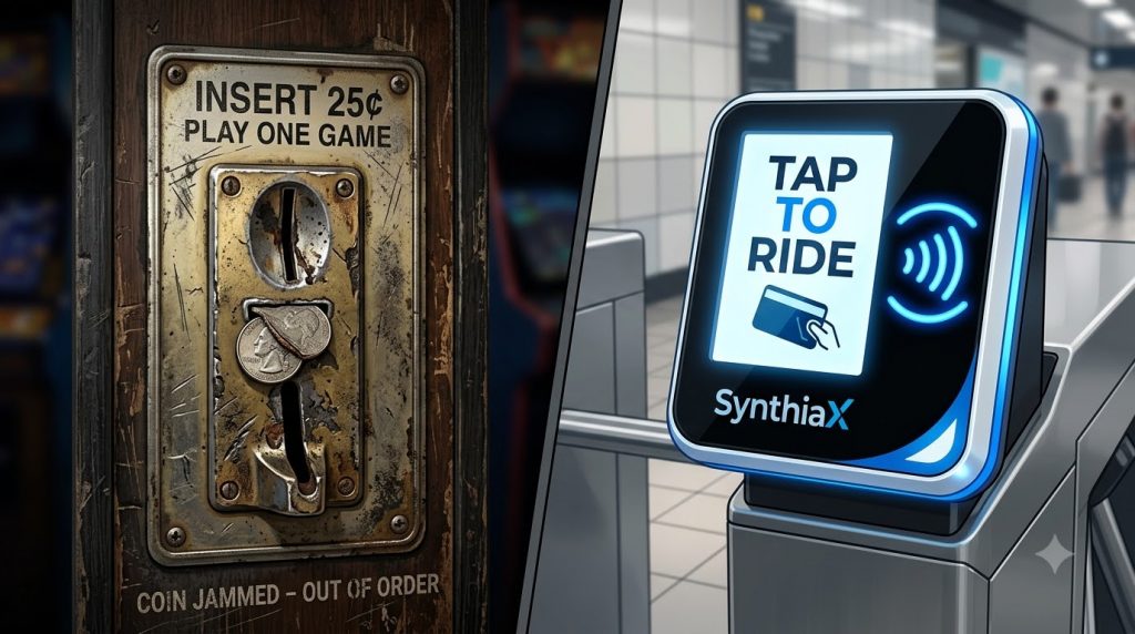 Card Reader for Kiddie Rides