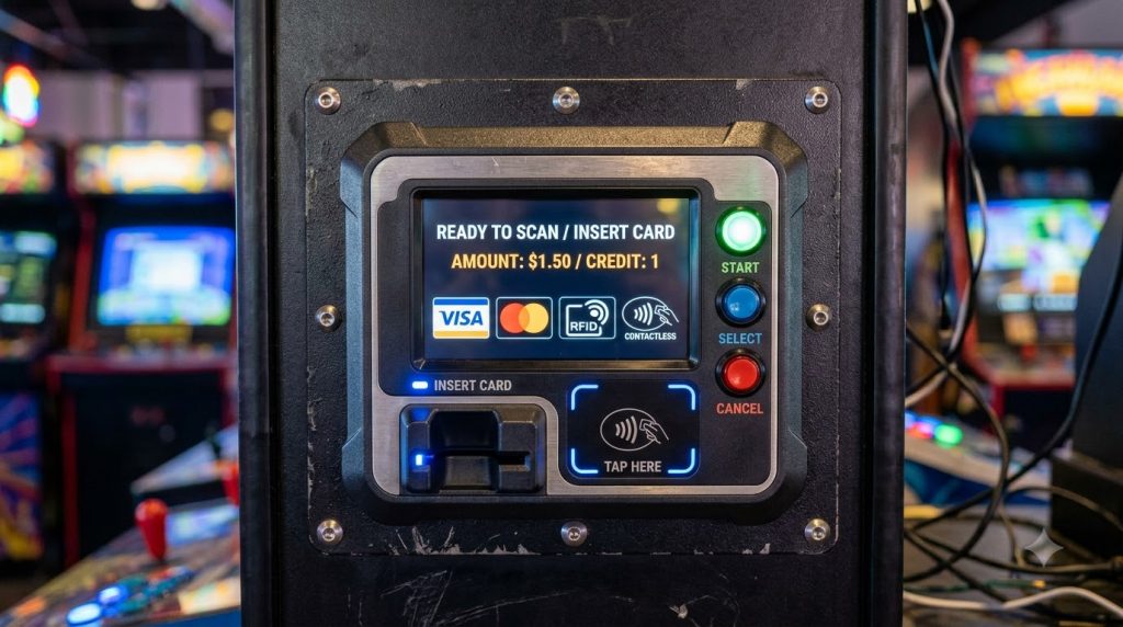 card reader for arcade machine