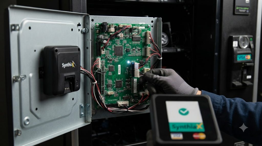 Card Reader for a Vending Machine