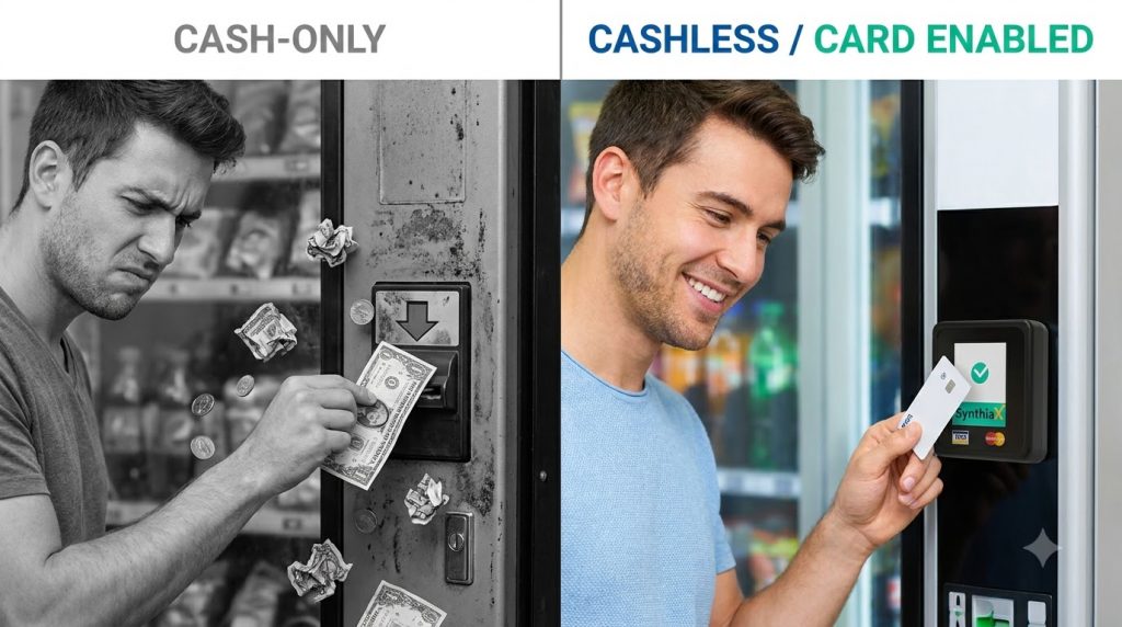 Credit Card on a Vending Machine